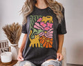 Cats Flowers Boho Wildflowers Comfort Tee