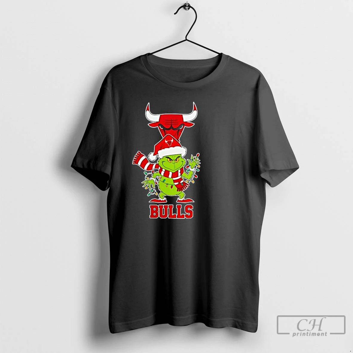 Classic Chicago Bulls X Grinch Santa Nba Christmas T Shirts
