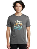 Stay-Wild-13 Mens Graphic Tee, 100% Cotton, Casual Summer Wear