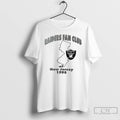Premium Raiders Fan Club Of New Jersey 1993 Vintage Football Lovers T Shirts