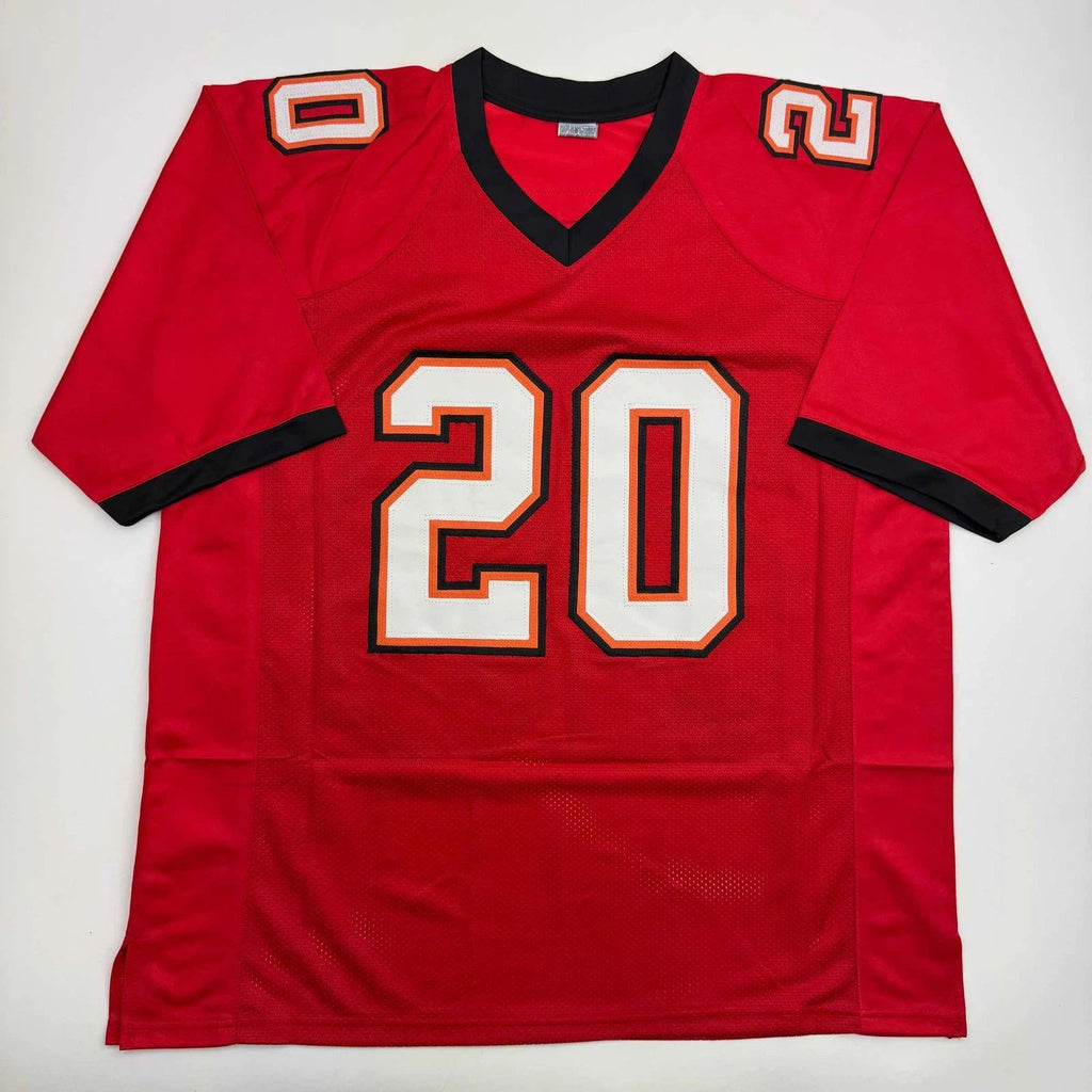 Ronde Barber HOF 23 Tampa Bay Red Football Jersey Beckett
