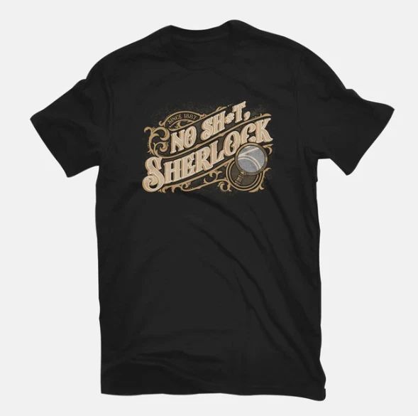 T-shirt Book Detective Quote