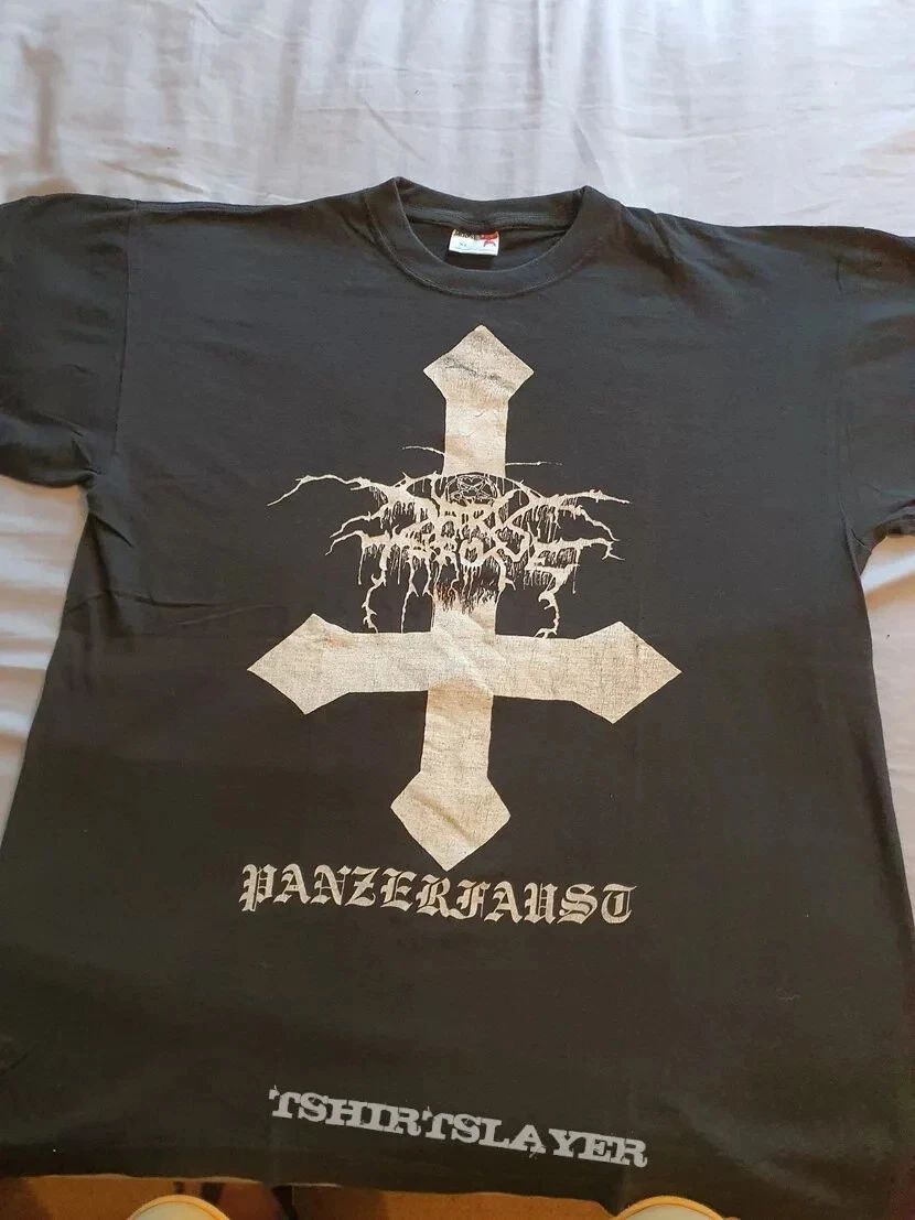 1995 DARKTHRONE PANZERFAUST  Two Sided Vintage T-Shirt Reprint (S-5XL)