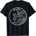 Women's Casual The Great Wave Off Surfing Tshirt T-Shirt