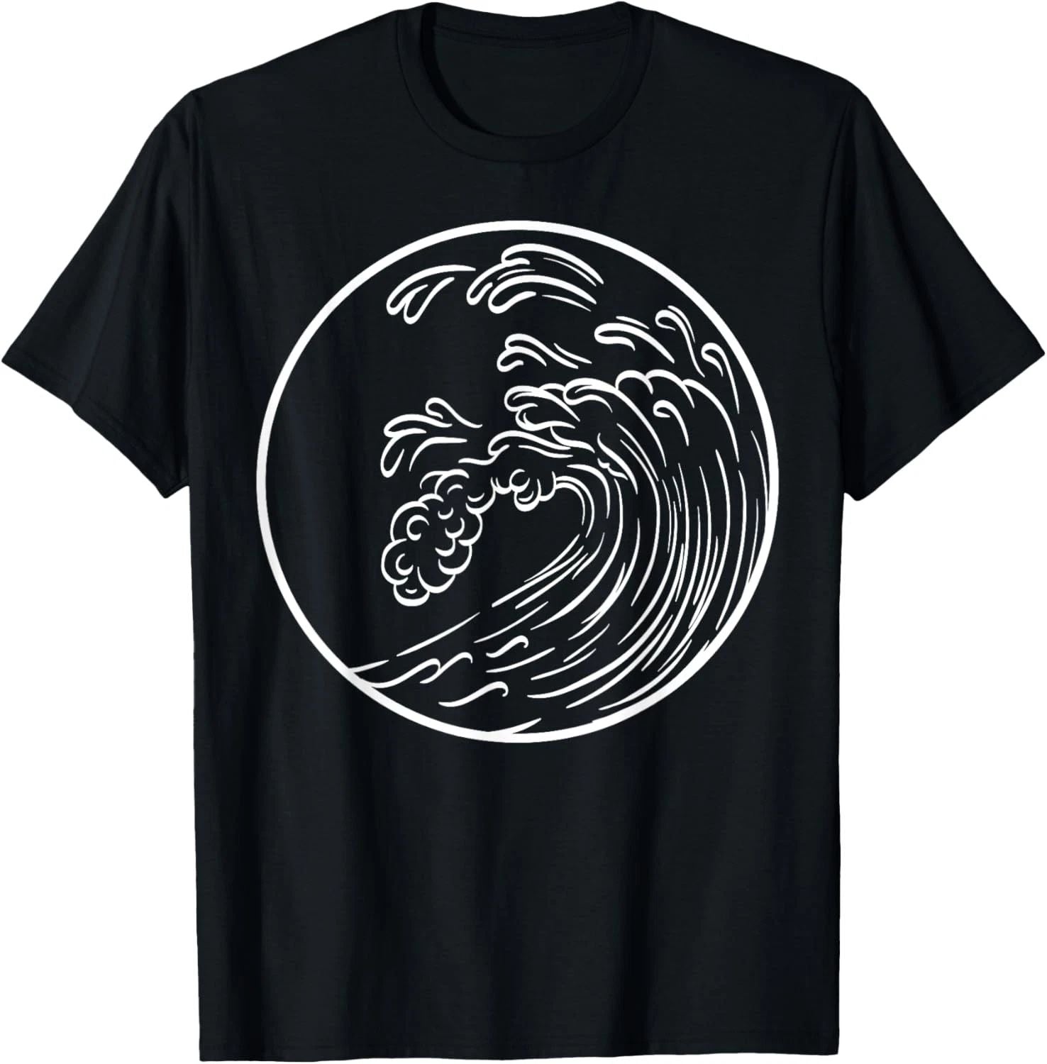 Women's Casual The Great Wave Off Surfing Tshirt T-Shirt