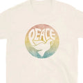 Peace Shirt Women Hippie Boho Rainbow Dove Heart Graphic Tee Vintage Love