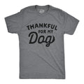 Mens Thankful for My Dog T Shirt Funny Cute Pet Puppy Thanksgiving Graphic Tee