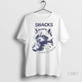 Officials Snacks Make Me Nicer Raccoon T Shirts