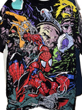 Street Couture x The 1007th All Over Print Spiderman Shirt Size M