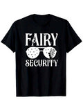 Fairy Security Graphic Tee for Women Men  Cute Fairycore Shirt, Funny Fantasy