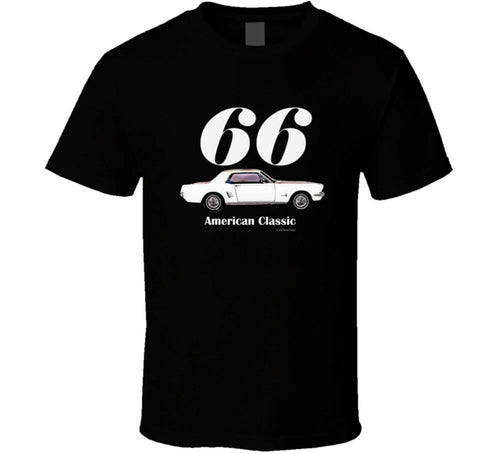 American Classic 66 Mustang Muscle Pony Vintage Gift T Shirt
