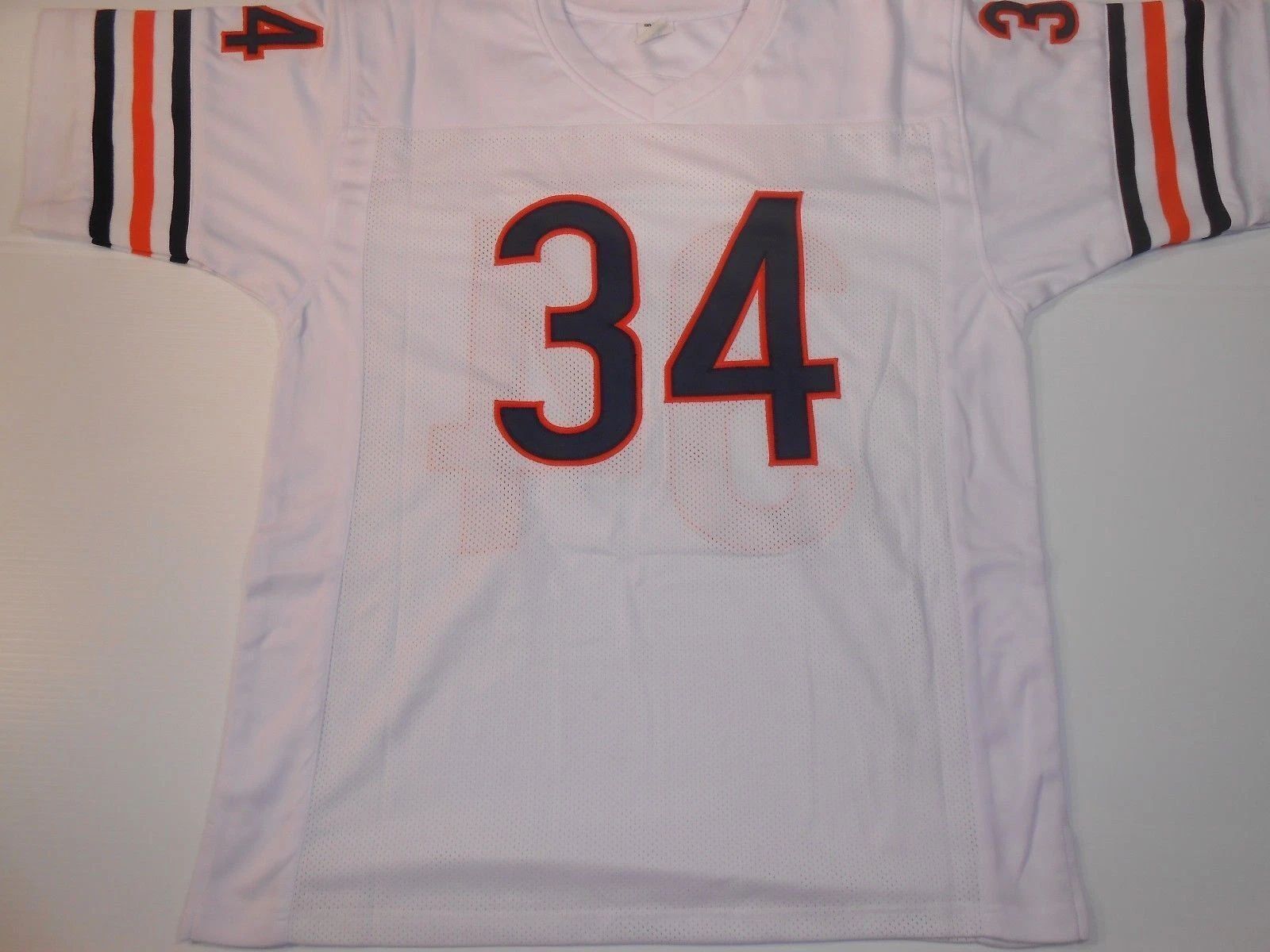 Custom Walter Payton White Mesh Football Jersey, Football Team Apparel