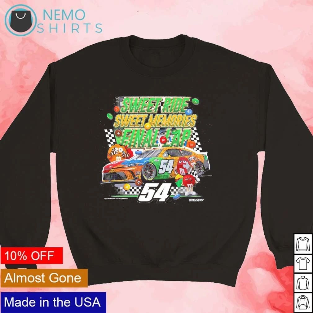 Ty Gibbs NASCAR No 54 Sweet Ride Sweet Memories Final Lap shirt