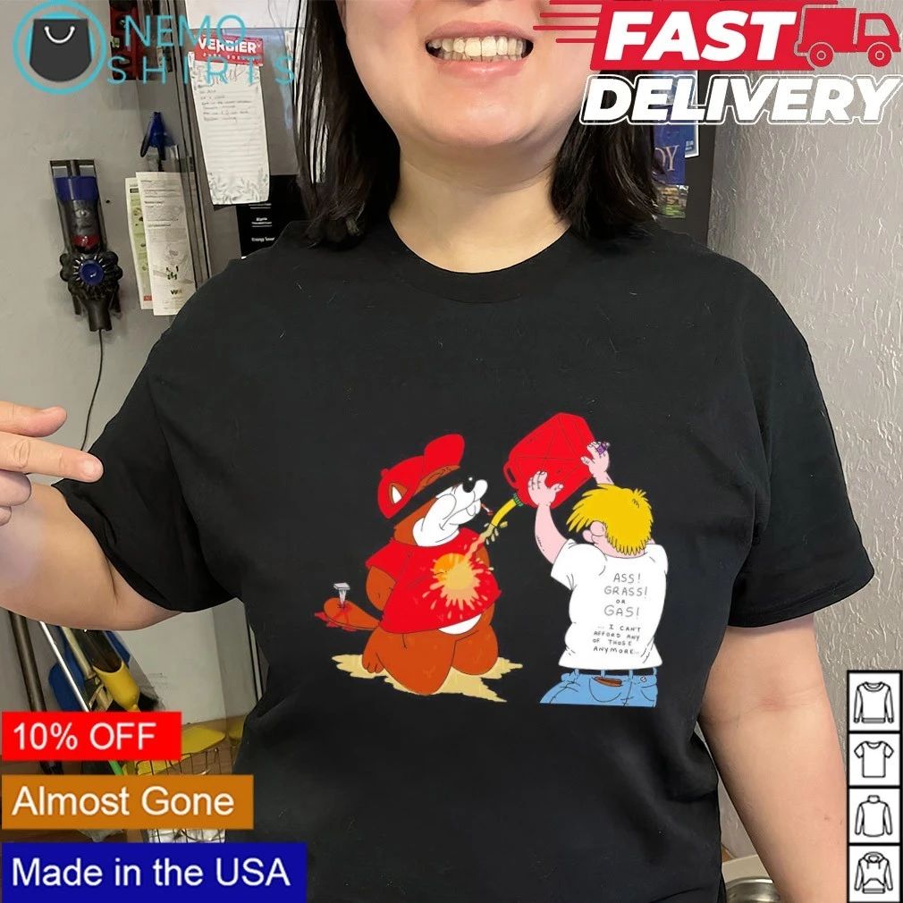Buc-ee’s Beaver Ass Grass or Gas Inflation Parody shirt