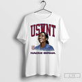 Classic Uswnt Naomi Girma Player Portrait Art T Shirts
