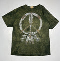 Vintage The Mountain T-Shirt Mens XXL Green Peace Sign Dream Catcher Boho