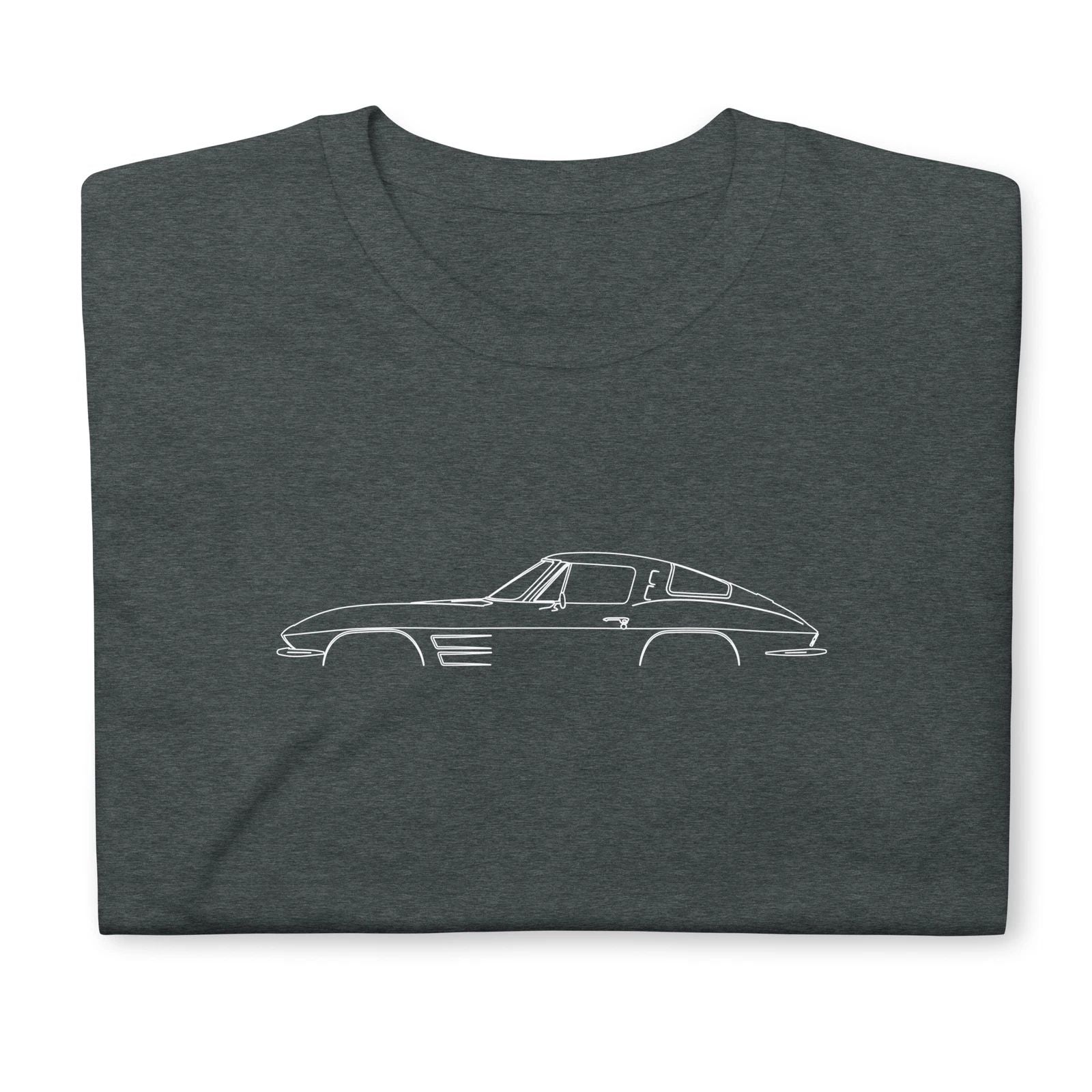 Softstyle T-Shirt For Chevrolet Corvette C2 Sting Ray 1963-1964 Car Owners Gift