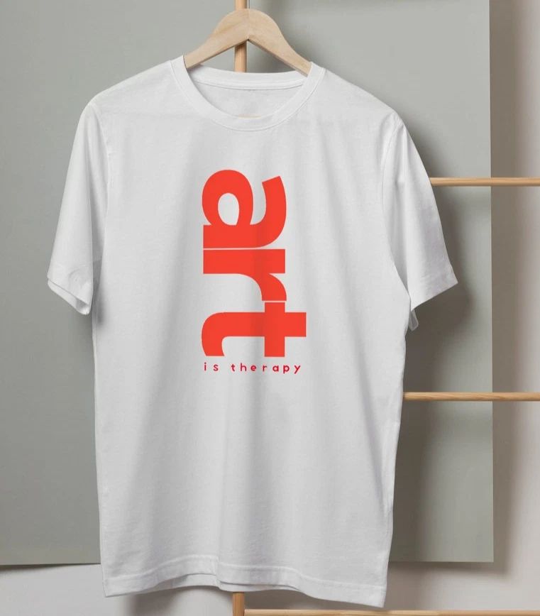 Art Shirt Art Is Therapy T-Shirt Artsy Aesthetic Gift For Art , Unisex Tee