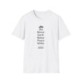 Sky Above Earth Below Peace Within T-Shirt | Minimal Nature Quote