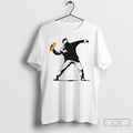 Premium Banksy Inspired Sandwich Thrower Sandwich Guy T Shirts
