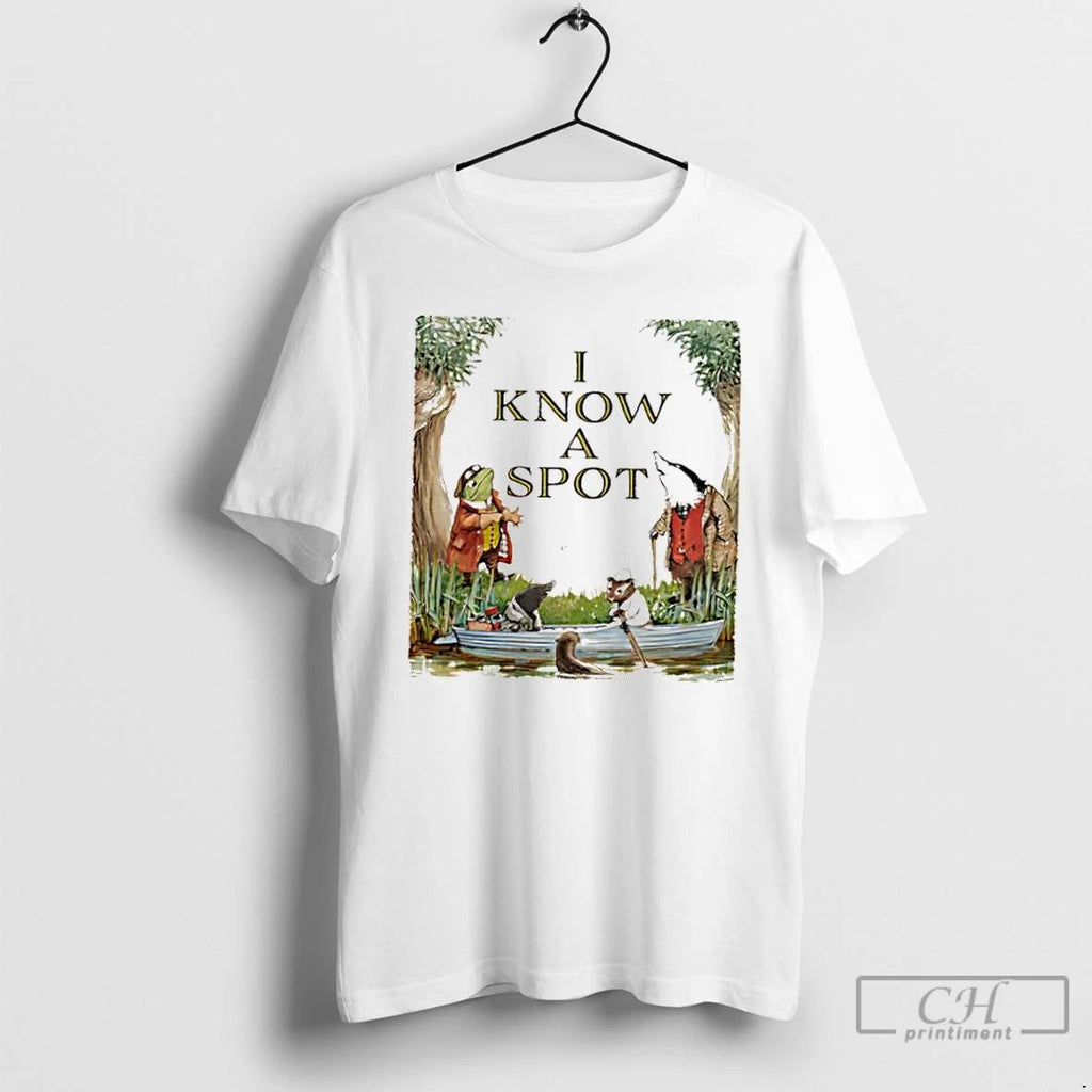 Classic The Wind In The Willows I Know A Spot T Shirts