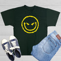 Evil Smile Face Sarcastic Humor Graphic Novelty Funny T Shirt