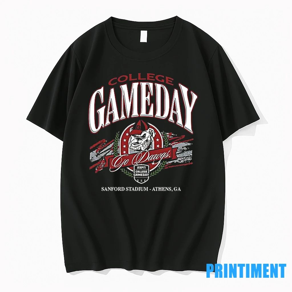 College Gameday Georgia Go Dawgs Sanford Stadium Athens Ga Tshirts Sweater