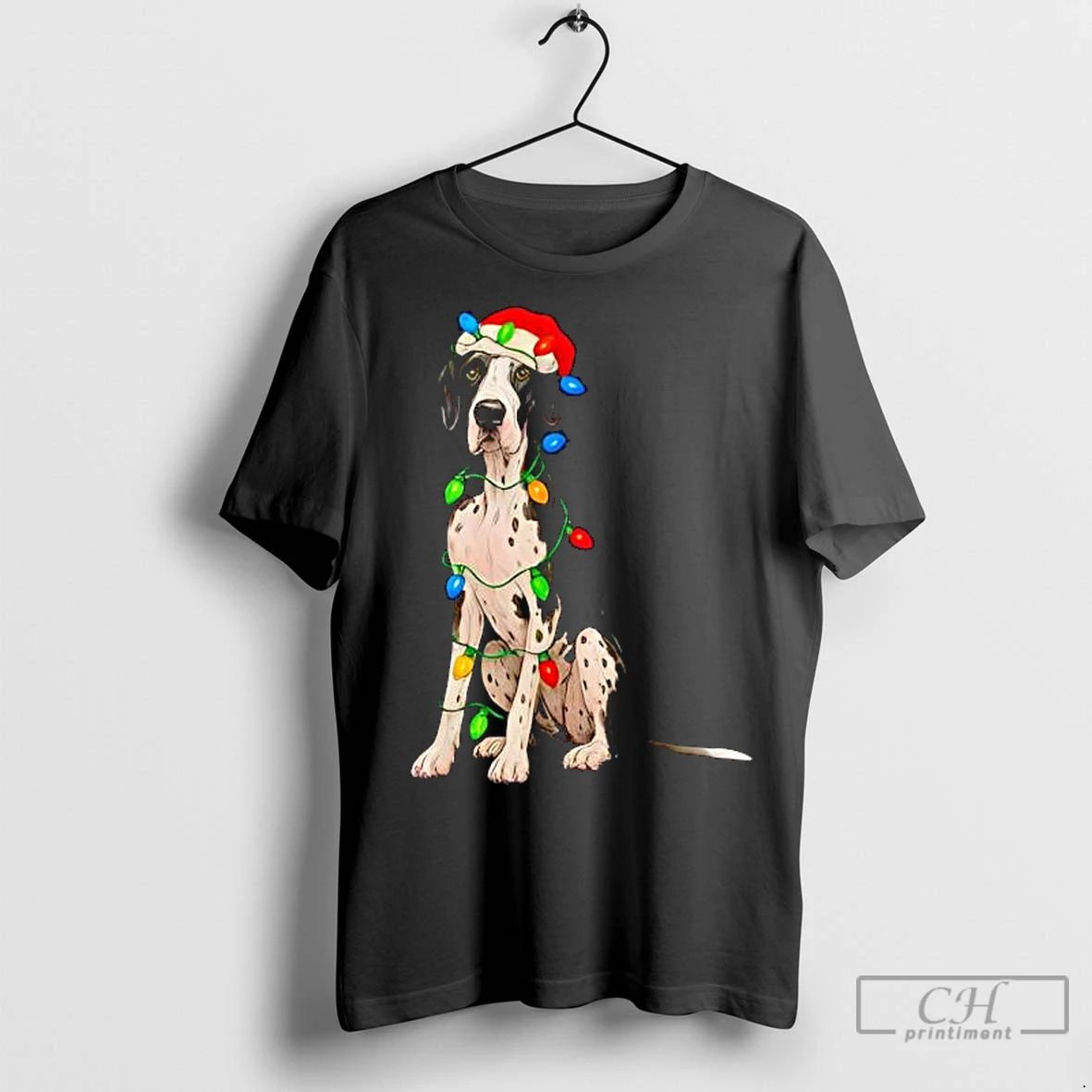Premium Great Dane Christmas Lights Dog Lover Xmas Pajama