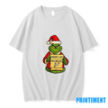 Christmas Grinch Santa Naughty List Kids Who Say 6 7 Six Seven Funny Tshirts Sweater