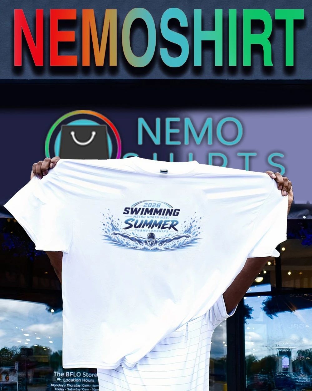Swimming Metro North West Summer Championships 2026 shirt