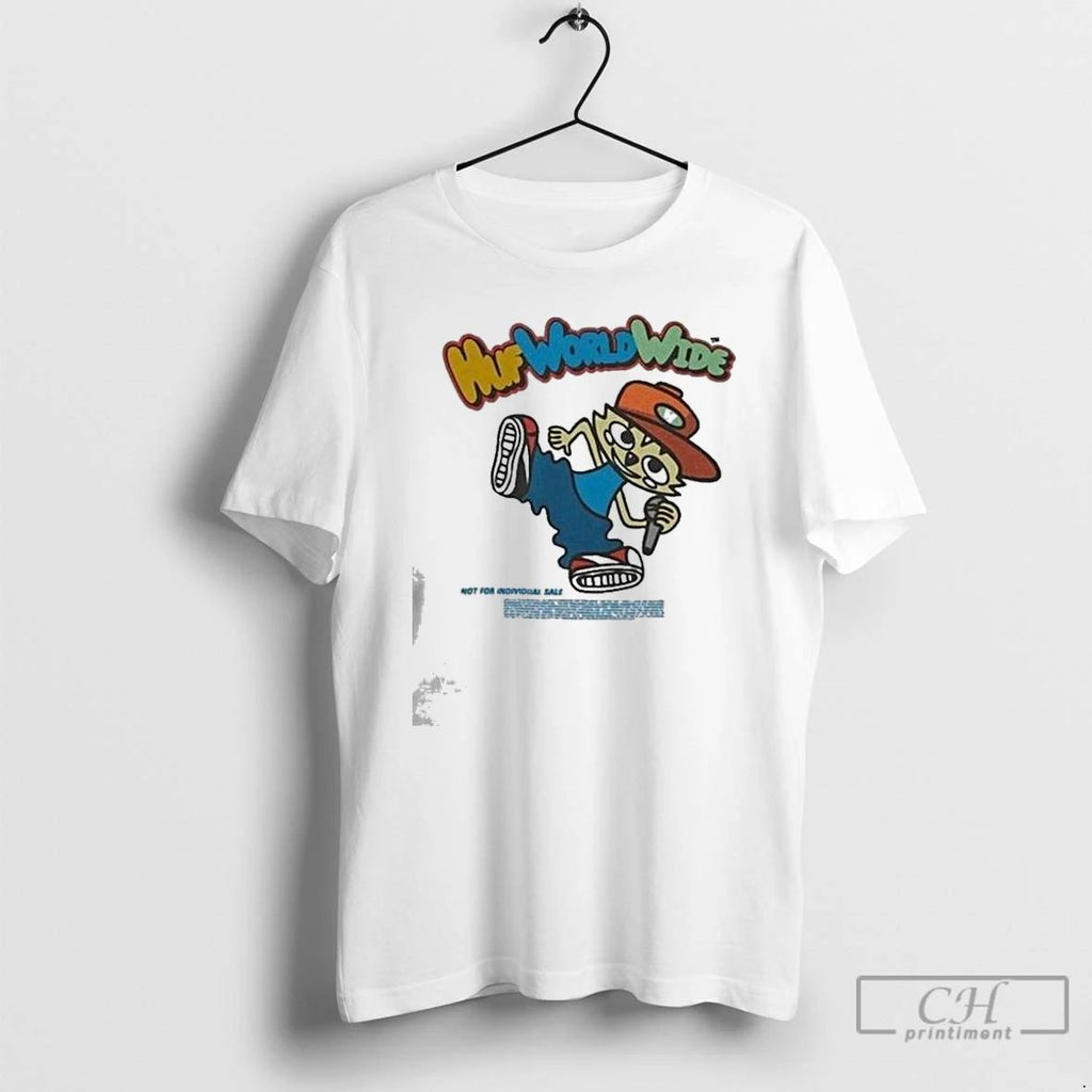 Classic Huf Worldwide Chop Kick Block T Shirts