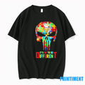 Skull X Minnesota Vikings Autism Its Ok To Be Different Tshirts Sweater