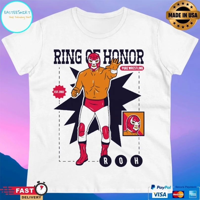 Ring Of Honor Pure Wrestling Est 2002 T-shirt
