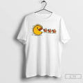 Classic Thanksgiving Funny Turkey And Retro Pumpkin Pie Pacman Thanksgiving Game T Shirts