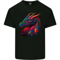A Colourful Dragon Fantasy Mens Cotton T-Shirt Tee Top