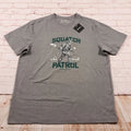 Eddie Bauer Squatch Patrol T-Shirt Mens Large Gray Outdoor Hiking Camping Travel