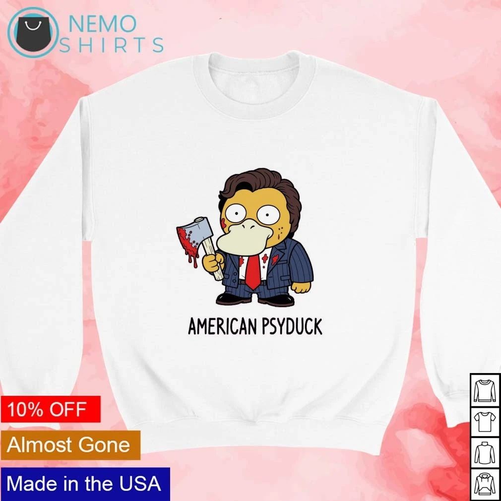American Psyduck Mashup Patrick Bateman shirt