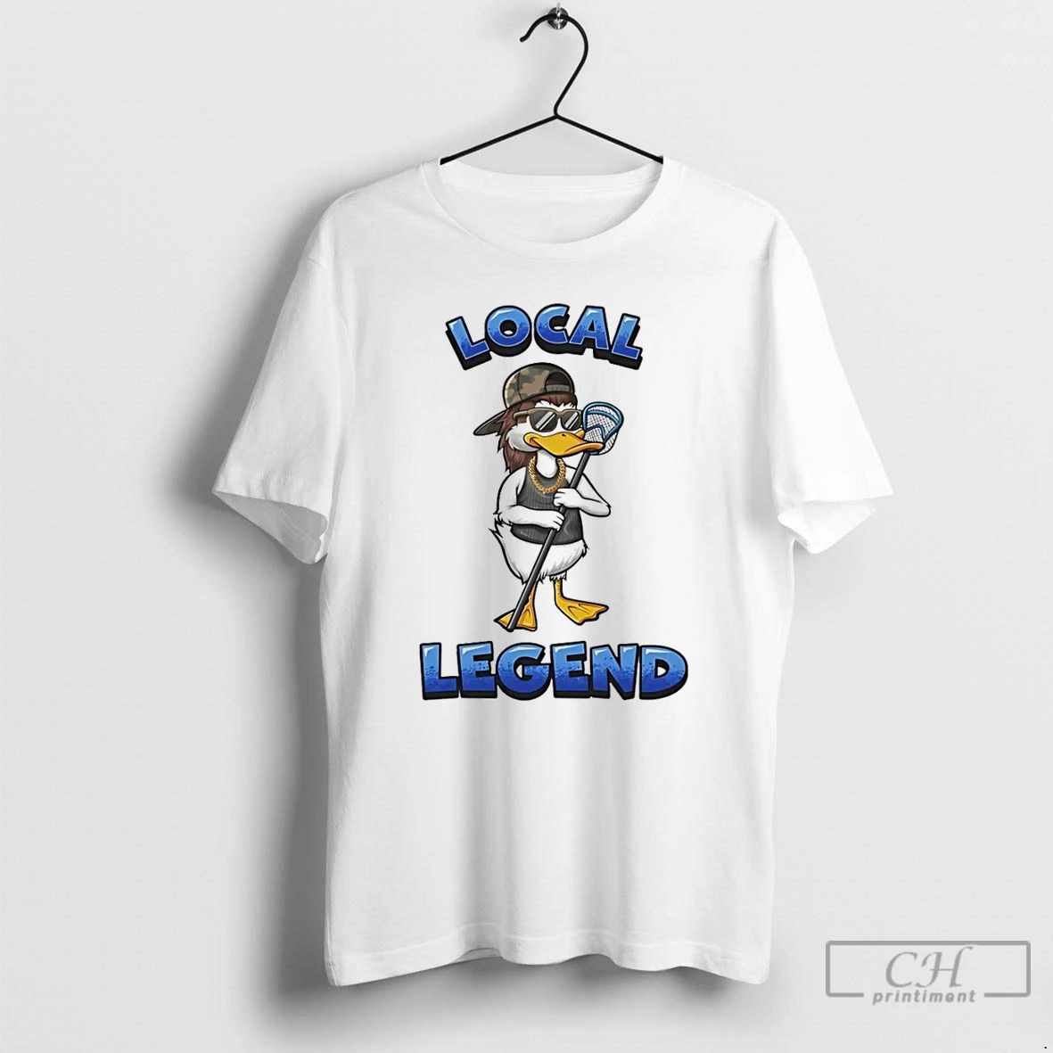 Classic Duck Lacrosse Local Legend Mascot T Shirts
