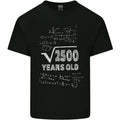 50th Birthday 50 Year Old Geek Funny Maths Mens Cotton T-Shirt Tee Top