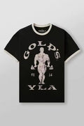 "GOLD'S" Gym Tee | Old School Graphic T-Shirt | Cotton, Mens, Workout, Lifting