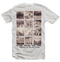 Never Ending Summer Surfing Born form the Sea white t-shirt 9336