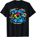 Family Autism Support Squad Autism Awareness Sped Teacher T-Shirt