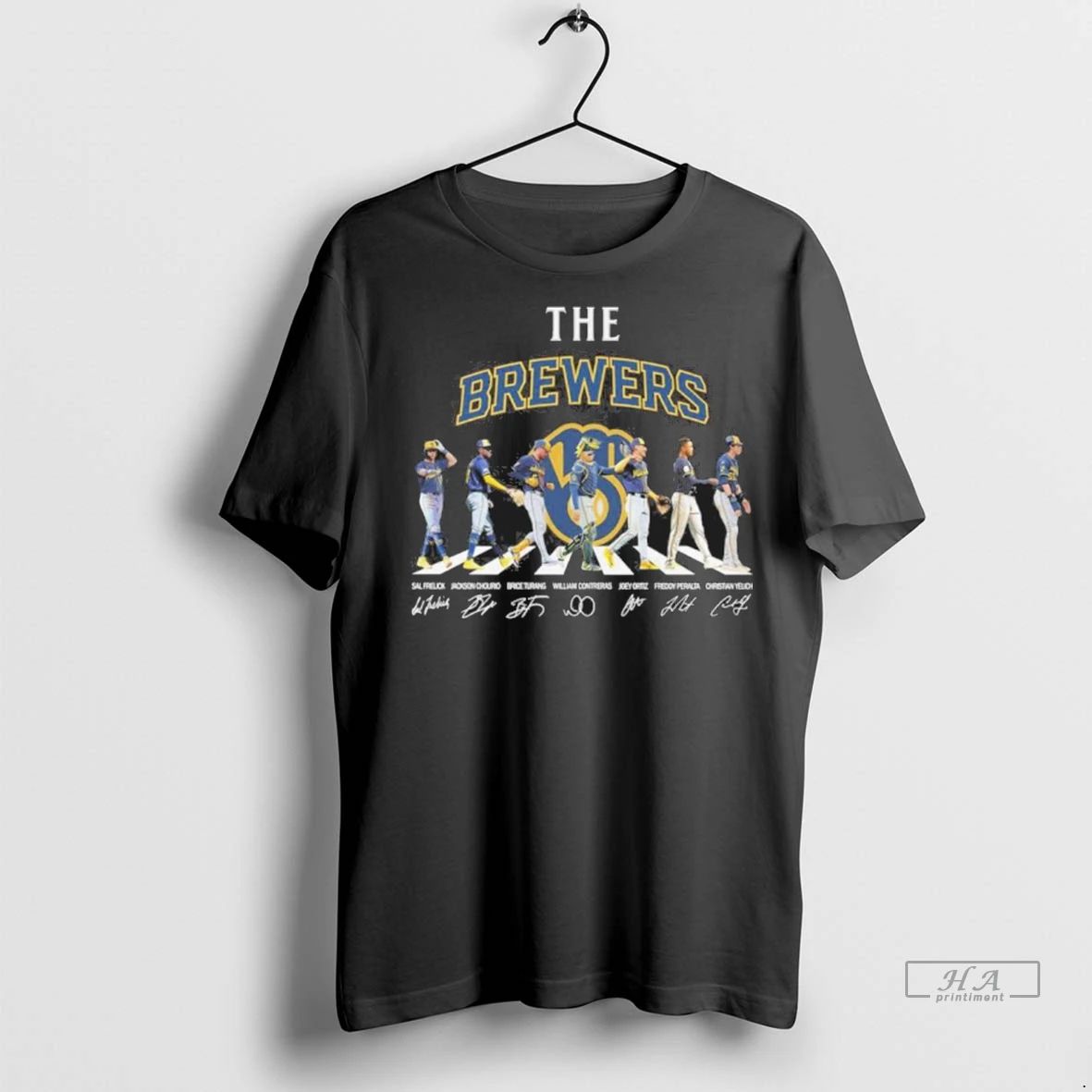 Trendy Officials The Brewers Abbey Road 2025 Postseason Shirt Sweater