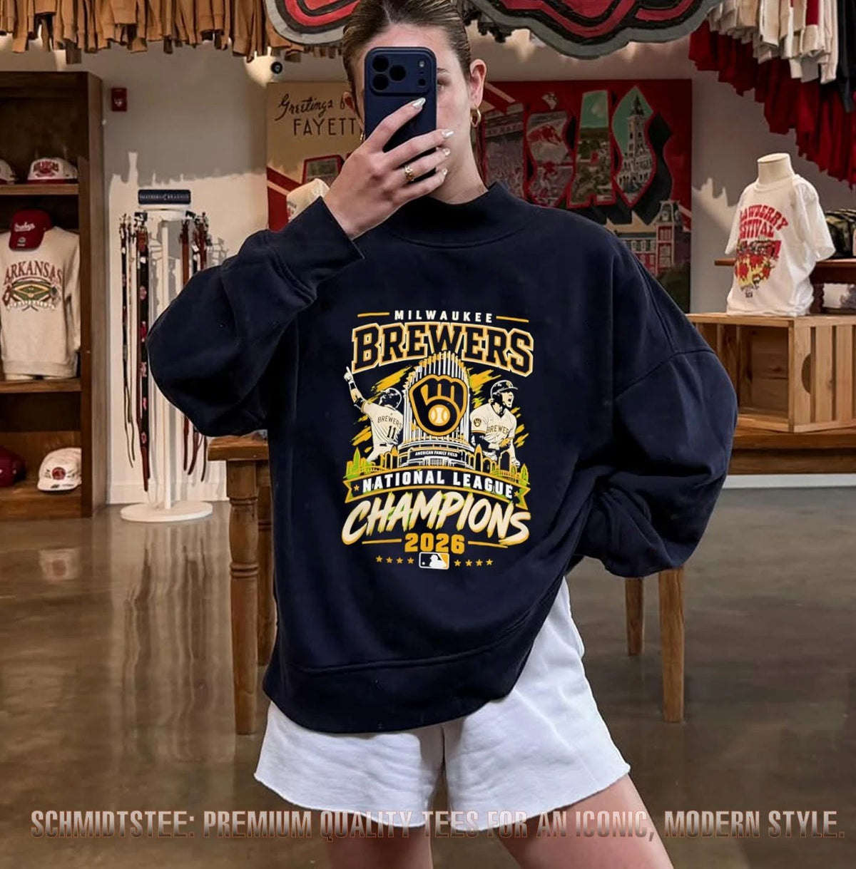 Milwaukee Brewers 2026 National League Champions American Family Field Shirt