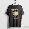 Classic This Girl Loves Her Green Bay Packers Skeleton Hands T Shirts