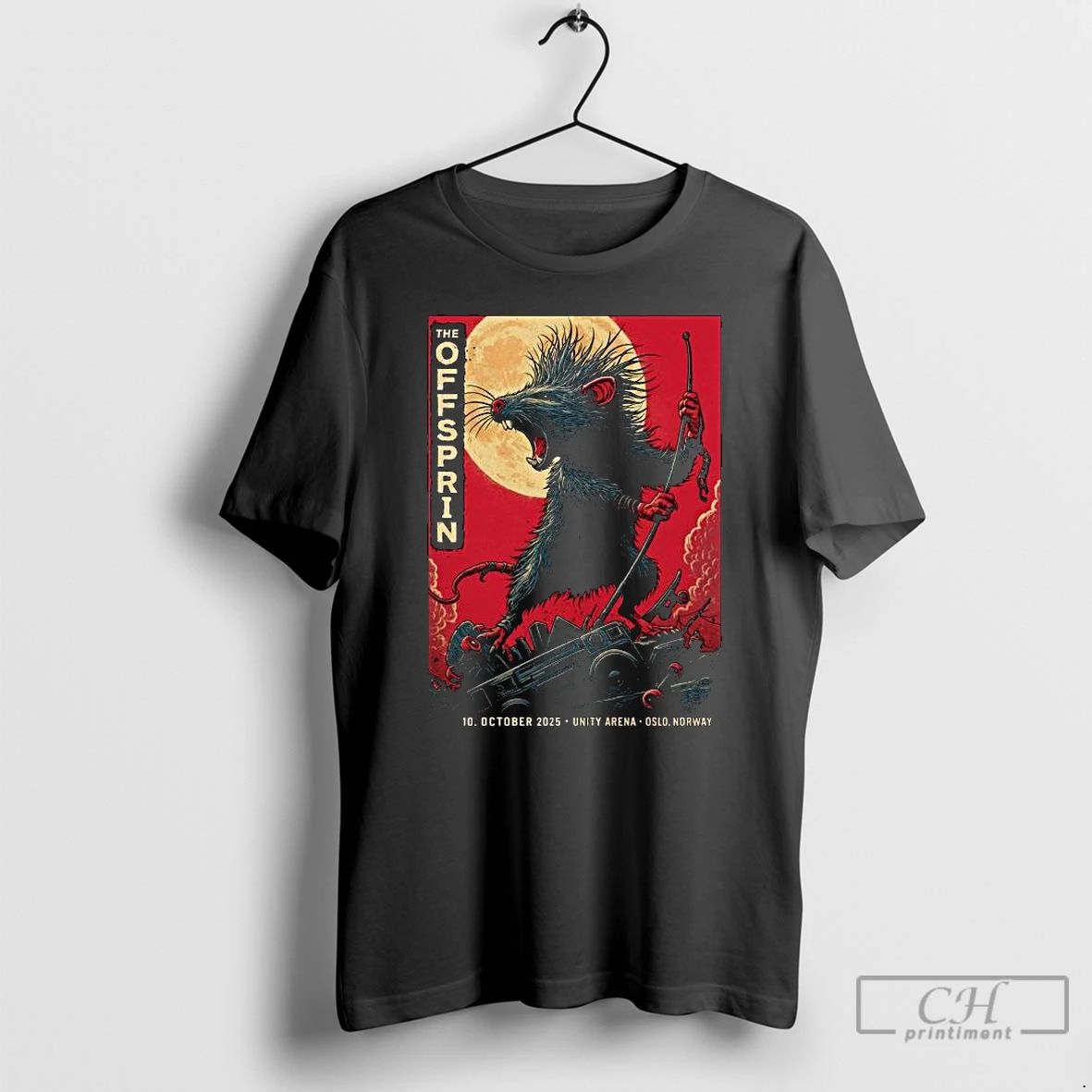 Classic The Offspring October 10 2025 Unity Arena Oslo Long Sleve T Shirts
