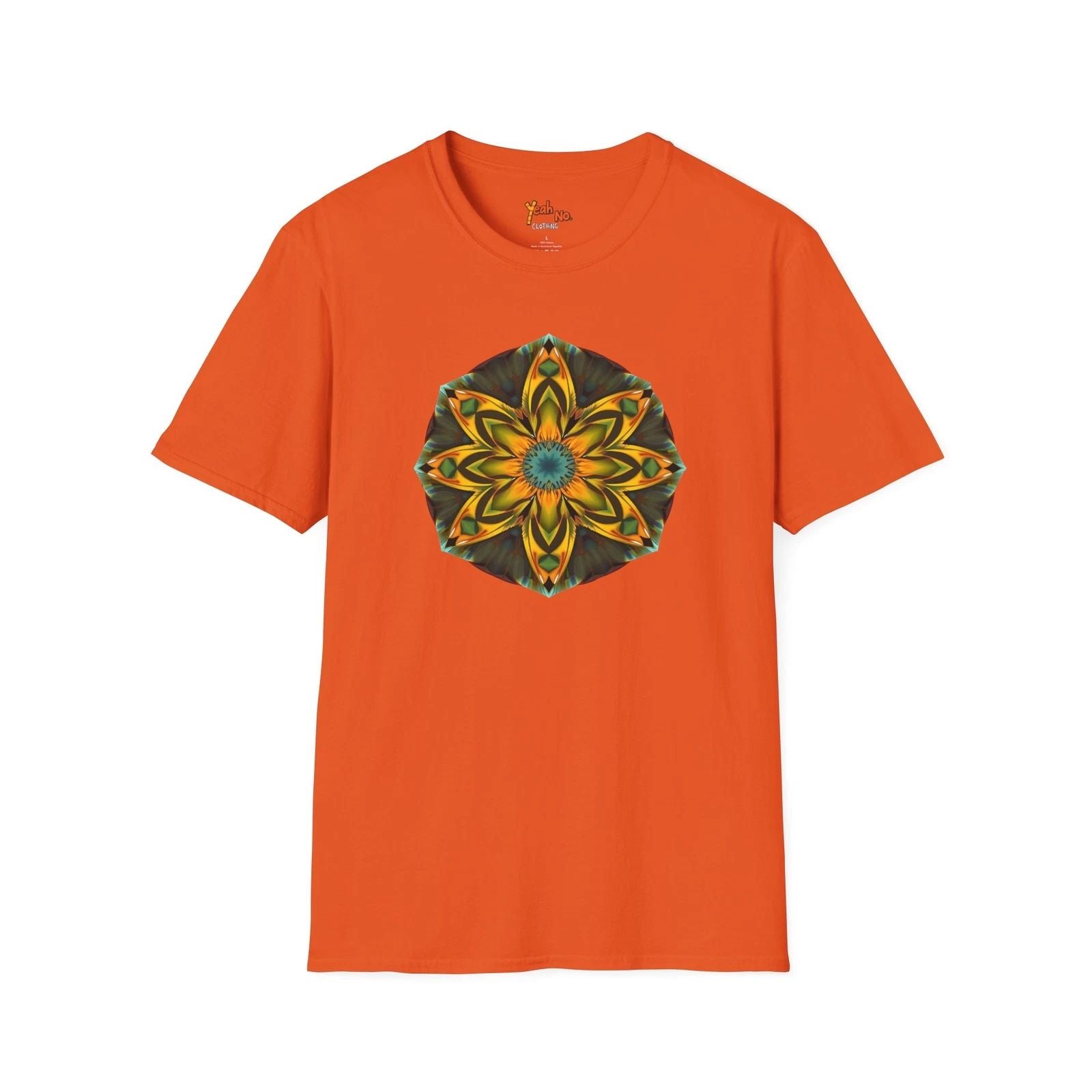 Custom Mens or Womens Graphic T-shirt with Abstract Fractal Design