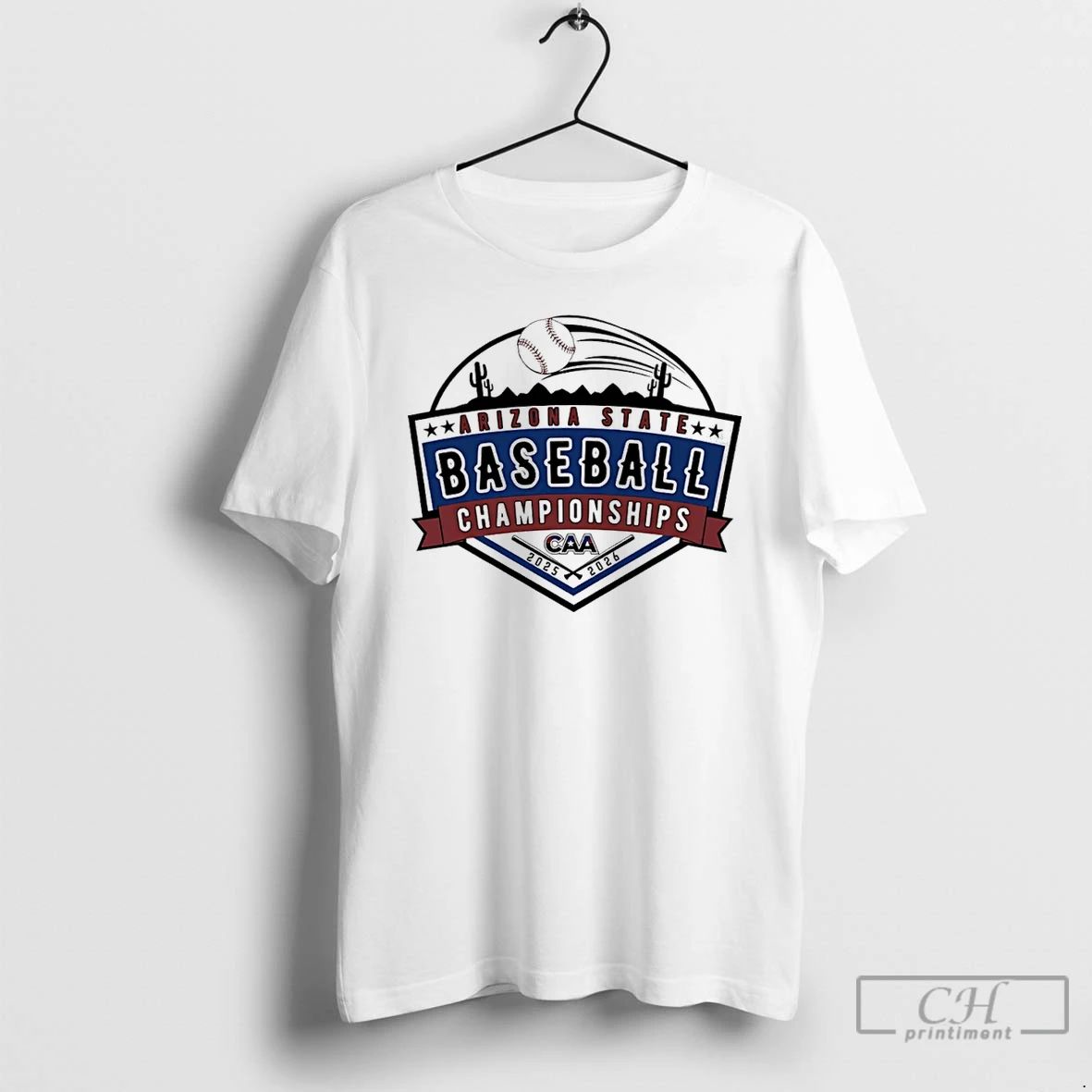 Classic 2025 26 Caa State Championship Baseball Arizona State T Shirts