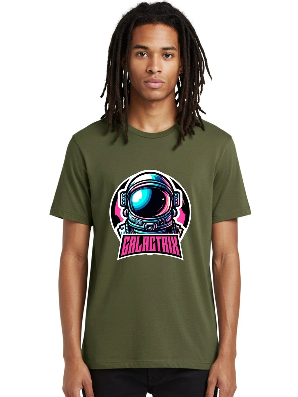 Galactrix Mens Graphic Tee,100% Cotton,Casual Summer Wear