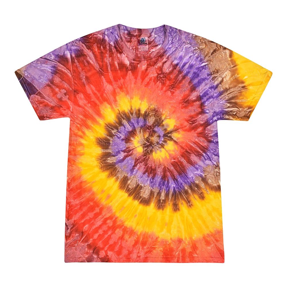 Festival Tie Dye T-Shirts Adult & Kids Sizes Cotton Colortone